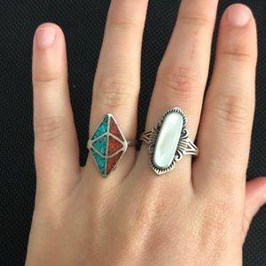 beautiful silver rings